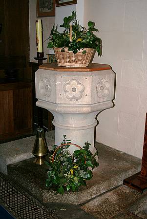 Redruth St Euny - The Font